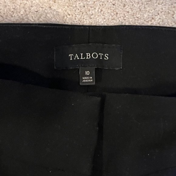 talbots dark blue signature dress pant, size 10 - Picture 2 of 3